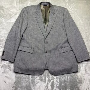 VTG Brooks Brothers 346 Blazer Mens‎ 48 Reg Tweed Wool Sport Coat Jacket 2005